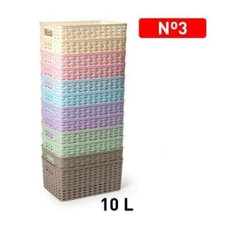 CESTA RATTAN N3 10L 33X22CM