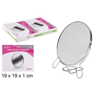 ESPEJO DOBLE AUMENTO REDONDO 20CM