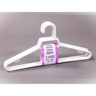 PERCHAS PACK 5 UDS  PLASTICO