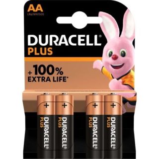PILAS DURACELL PLUS AA 4UNID 