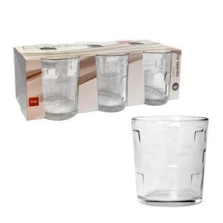 VASOS SQUARE 29CL  6UNID 
