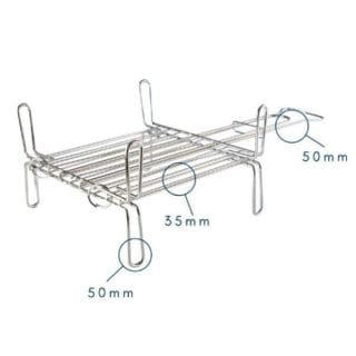 PARRILLA DOBLE 40X40CM