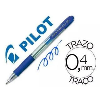 BOLIGRAFO PILOT SUPER GRIP AZUL