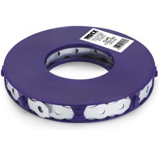 CINTA PERFORADA 1MT  GALVANIZADA 10mt x17mm INDEX