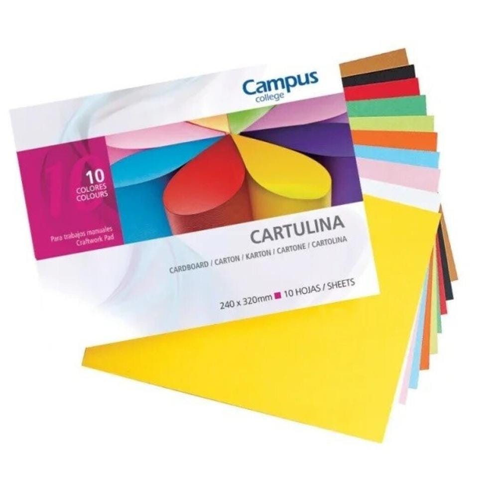 CARTULINAS 10 COLORES. CAMPUS – Briconser